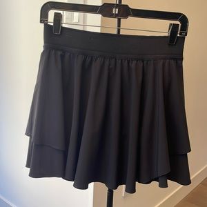 Lululemon Court Rival High-Rise Skirt Long, size 6, black